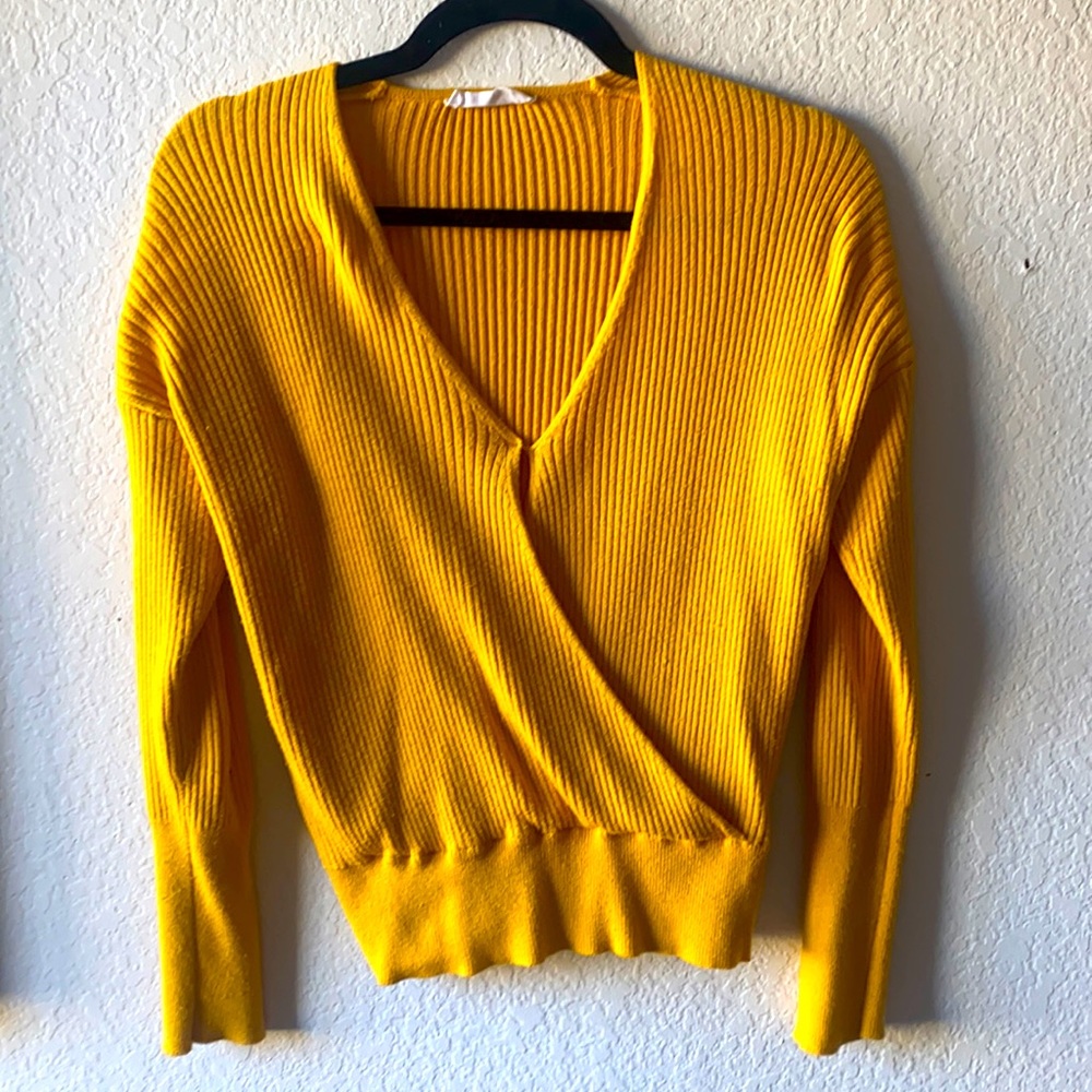 Mustard Yellow Long sleeve by Elodie- size small